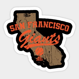 San Francisco, California - The Orange and Black - 2023 Sticker
